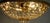 Brass and Lead Crystal Chandelier, 1970s For Sale - Image 9 of 10