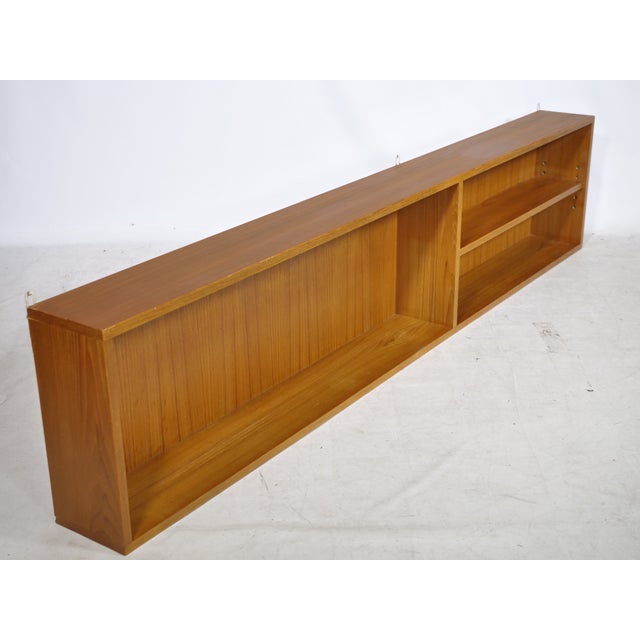 Mid-Century Modern Mid-Century Modern Teak Wall Shelf, 1960s For Sale - Image 3 of 10