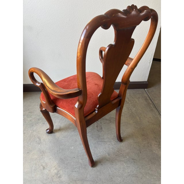 Mid 20th Century Queen Anne Style Dining Chairs For Sale - Image 9 of 11