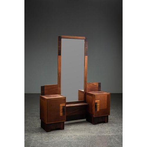 Amsterdam School Vanity Table by Anton Hamaker for t Woonhuys For Sale - Image 16 of 16