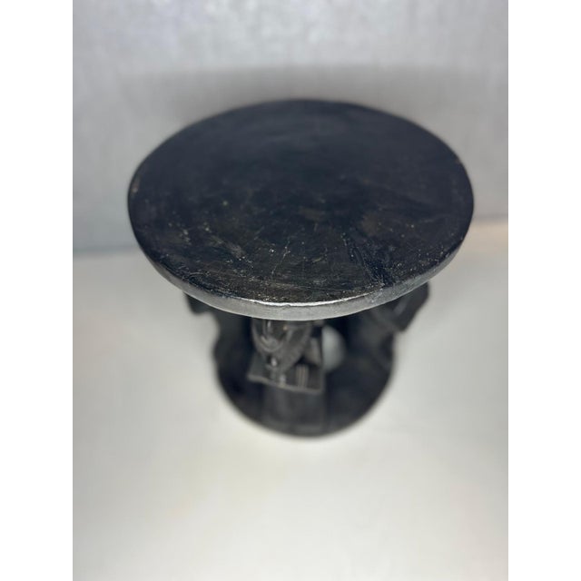 Baga Carved Stool Nimba Figures, 2010s For Sale - Image 4 of 7