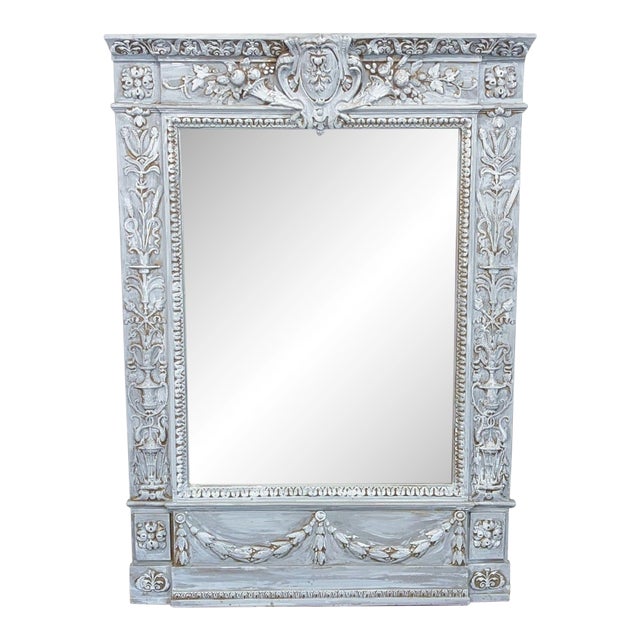 Goalmaker Carved Mirror For Sale