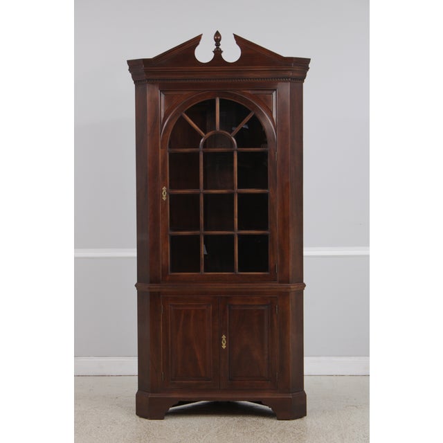 Age: Approx: 30 Years Old Details: High Quality Construction Raised Panel Doors 18 C. Design Chippendale Style Offered @...