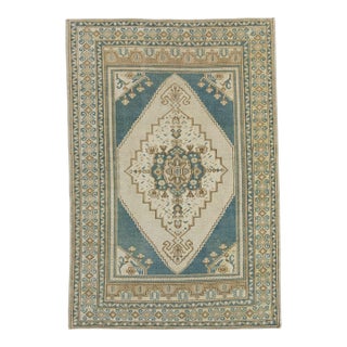 Turkish Anatolian Rug 3'10" x 5'7" #17577 For Sale