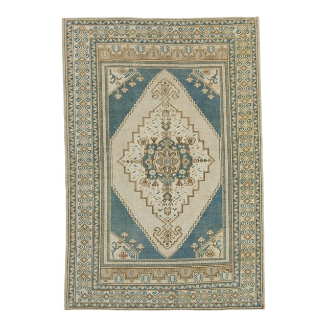 Turkish Anatolian Rug 3'10" x 5'7" #17577 For Sale