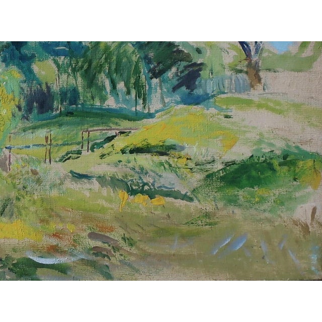 Impressionism Spring Landscape Oil Painting, Ukrainian Artist, 1980s 55-76 For Sale - Image 6 of 6