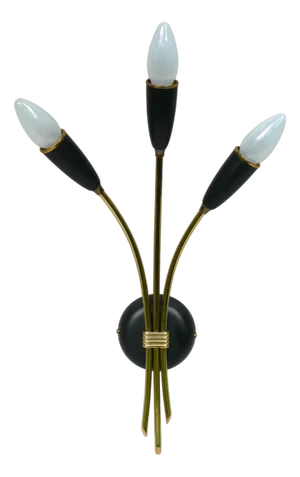 Vintage Wall Light in Brass, 1950s