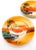 Noritake Vintage Noritake Porcelain Plates — Hand-Painted Sunset Lake Scene With Swan, Gold Rim, M in Wreath Mark, c.1920s-1940s - a Pair For Sale - Image 4 of 9