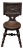 Antique German Black Forest Carved Tiger Oak Drunken Monk Tavern Side Chair For Sale