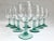 1980s 1980s Vintage Green Stemmed Wine Glasses - Set of 8 For Sale - Image 5 of 5