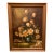 Kant Vintage Mid-Century Modern Oil Painting Yellow Flowers Green Vase Framed Signed 27”l X 21”w For Sale
