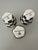 Farmhouse Mackenzie-Childs Set/3 Courtly Check Herb Pots For Sale - Image 3 of 3