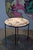 Metal Circular Coffee Table with Warrior Decor by Roger Capron, 1960s For Sale - Image 7 of 11