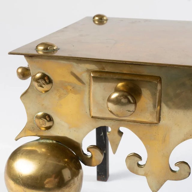 Late 19th Century English Brass Footman For Sale - Image 11 of 11