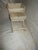 1930s Rare Vintage 1930s Christmas Huge Store Display White Mica Sparkle Sleigh For Sale - Image 5 of 7