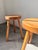Tripod Stools in Gilded Oak, 1950s, Set of 4 For Sale - Image 16 of 18