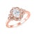 Metal Kai Shield of Love 2.2ctw Oval Lab Grown Diamond Ring in 14k Gold (All Sizes Available) For Sale - Image 7 of 9