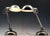 Modern Late 20th Century Ralph Lauren Home Polished Chrome Articulated Desk Lamps - a Pair For Sale - Image 3 of 4