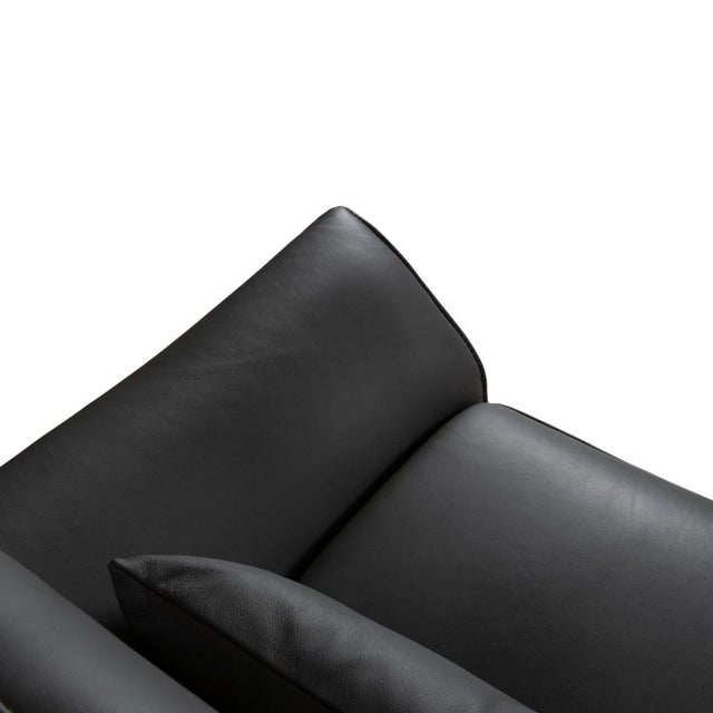 Gray Three-Seater Leather Sofa in Grey with Manual Function Couch by Himolla Weilheim For Sale - Image 8 of 12