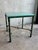 Mid-Century Modern Vintage Sculptural Iron Side Table After Giacometti, Verdigris Finish For Sale - Image 3 of 5