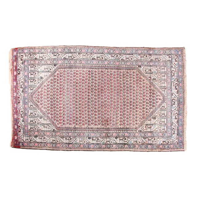 Semi-Antique Middle Eastern Mir Rug For Sale