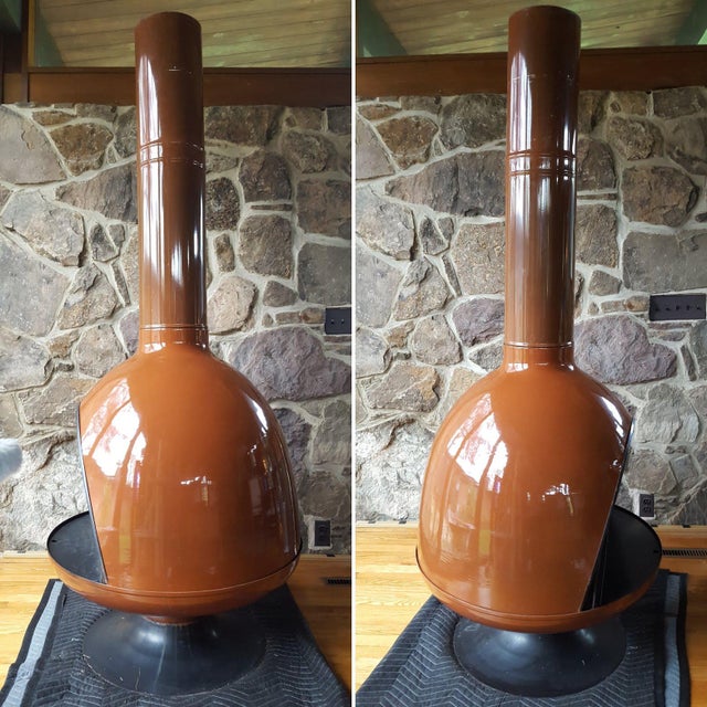 Vintage Malm Fire Drum Fireplace Chairish