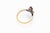 Gold Ring with Diamonds and Synthetic Corundum For Sale - Image 5 of 7