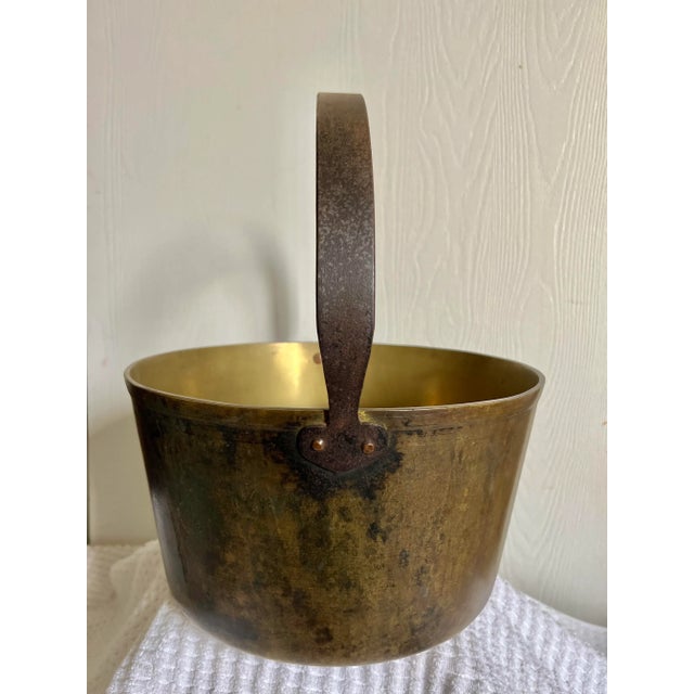 Metal Antique English Bronze Preserving Jam Cooking Pan Pot, Circa 1800 For Sale - Image 7 of 7