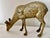 Boho Chic Solid Brass Deers, Pair For Sale - Image 3 of 7