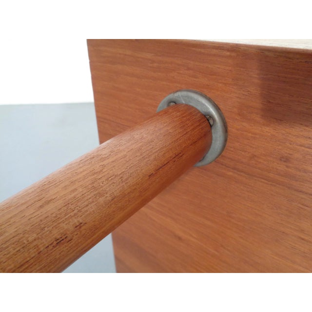 Danish Teak Chest of Drawers with Rotatable Tray, 1960s For Sale - Image 10 of 18