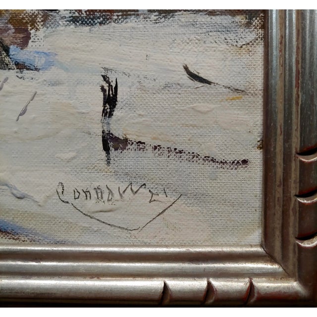 1930s Jay Hall Connaway -1930s Snow in Vermont Haystack Mountain-Oil Painting For Sale - Image 5 of 8