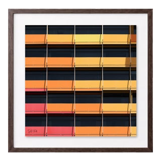 “Puerta America 04” Giclee Archival Pigment Print 24x24 Framed in Walnut For Sale