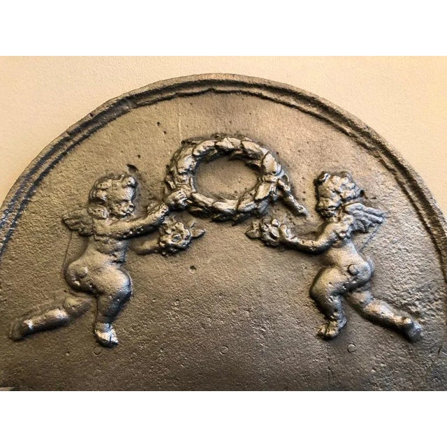 Antique Georgian Style Burnished Steel and Wrought Iron Fire Grate For Sale - Image 9 of 12