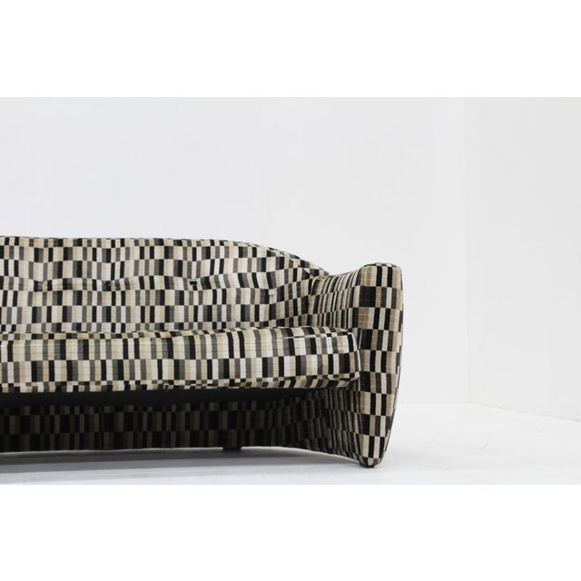 Textile Vintage Sofa with Geometric Pattern attributed to Leolux, 1990s For Sale - Image 7 of 9