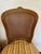 Vintage Maple & Glass Top French Style Round Dining Table and 8 Chairs For Sale - Image 4 of 12