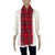 Late 20th Century Late 20th Century Burberrys Red Plaid 100% Wool Scarf For Sale - Image 5 of 8