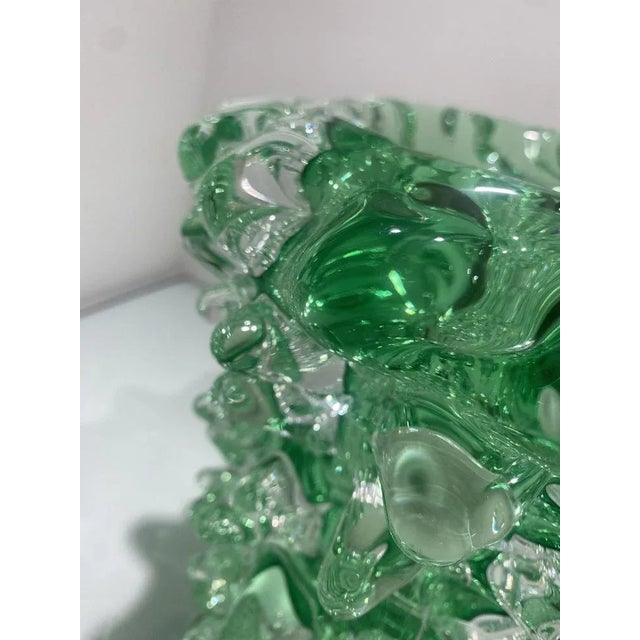 Rostrato Green Murano Glass Vase from Simeng For Sale - Image 5 of 10
