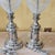 Pair of Tall Chrome Crackle Glass Table Lamps – Vintage Hollywood Regency Glam 3-Way Lighting For Sale - Image 12 of 18