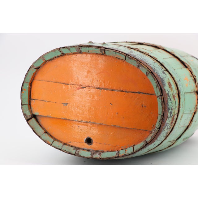 18th Century Antique Wine Barrel, Marked Lisboa For Sale - Image 11 of 13