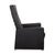 Shane Lounge Chair in Black Leather from Brühl For Sale - Image 13 of 17