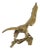 Vintage Brass Bird Sculpture For Sale