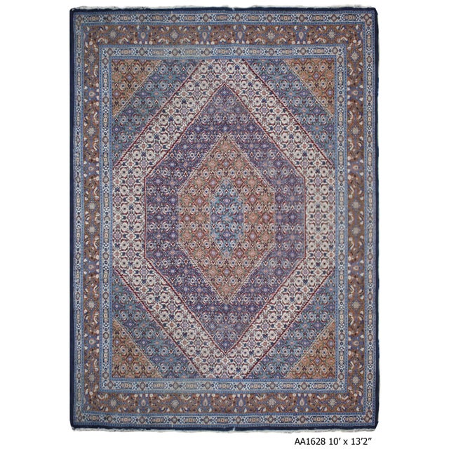 Textile 1940s Vintage Handknotted Doroksh Rug For Sale - Image 7 of 7