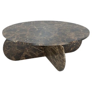 Nor Circle 120 Marble Table by Sebastian Scherer For Sale