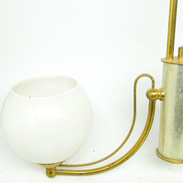 Metal Art Nouveau Chandelier, Poland, 1970s For Sale - Image 7 of 10