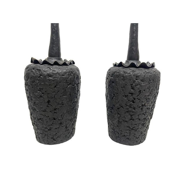 Bronze Ostrich Sculptures by Stransky, Set of 2 For Sale - Image 5 of 16