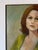 1970s 1970s Mid-Century Impressionist Woman Portrait Oil on Canvas Painting, Framed For Sale - Image 5 of 12