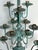 Vintage Boho Verdigris 15 Arm Chandelier For Sale - Image 4 of 12