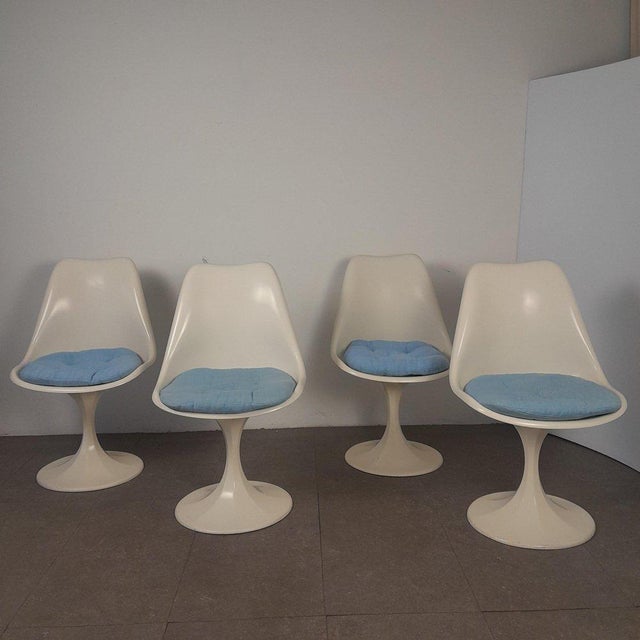 1960s Space Age Tulip Dining Chairs, 1960s, Set of 4 For Sale - Image 5 of 13