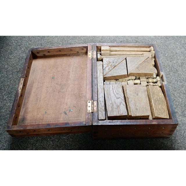 Late 19th Century Victorian Architectural Wooden Blocks in Original Box, 1880s, Set of 20 For Sale - Image 5 of 7