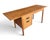 Mid-Century Modern Vintage Mid-Century Modern Expandable Drop-Leaf Teak Writing Desk For Sale - Image 3 of 13